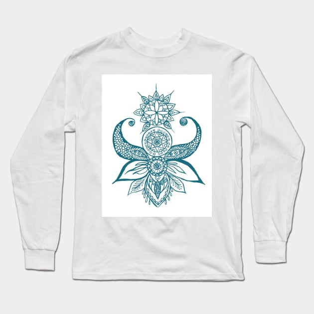 Yoga print Long Sleeve T-Shirt by sabrinasinanan